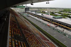 Main straight and pit lane