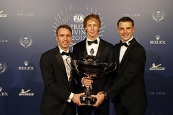 Brandon Hartley with Timo Bernhardt and Earl Bamber