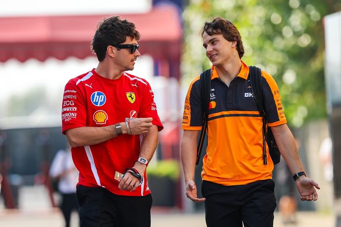 Charles Leclerc, Ferrari, Oscar Piastri, McLaren