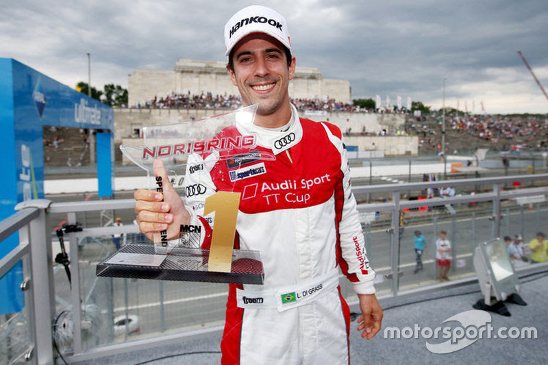 Lucas di Grassi comemora vitória em Norisring pela Audi TT Cup