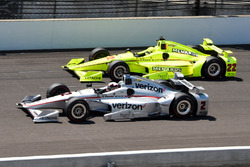 Juan Pablo Montoya, Team Penske Chevrolet, Simon Pagenaud, Team Penske Chevrolet