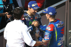 Polesitter Jorge Lorenzo, Yamaha Factory Racing, Maverick Viñales, Team Suzuki Ecstar MotoGP