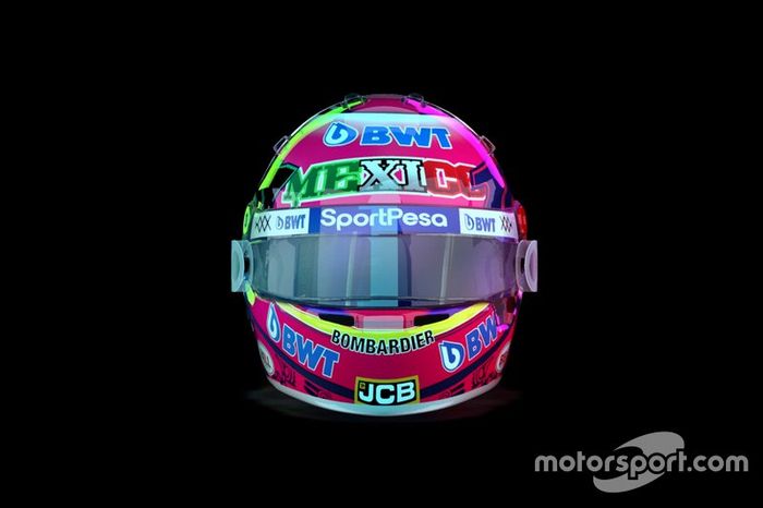 Sergio Pérez,  Racing Point helmet design for the Mexican GP