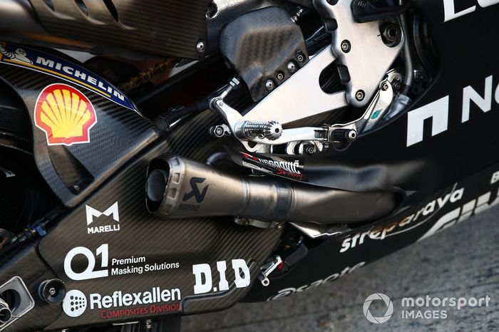 La moto Ducati de MotoGP