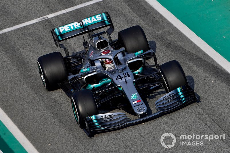 Lewis Hamilton, Mercedes AMG F1 W10.