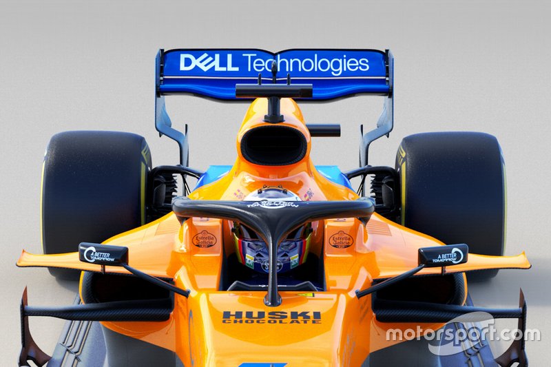 Detalle del McLaren MCL34
