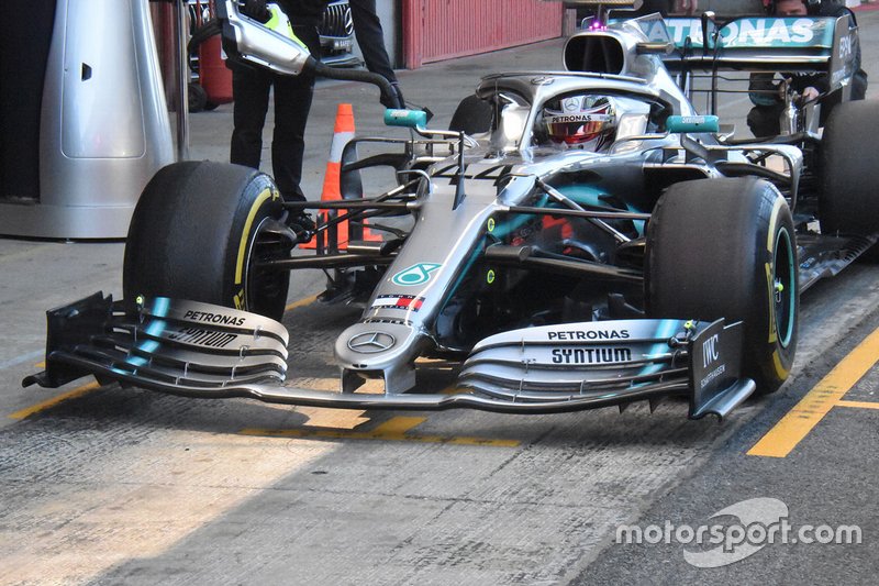 Der modifizierte Mercedes W10