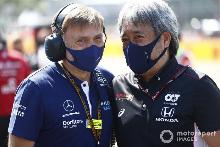 Jost Capito, director general de Williams, y Masashi Yamamoto, director general de Honda Motorsport