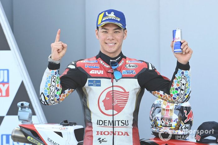Ganador de la pole Takaaki Nakagami, Team LCR Honda