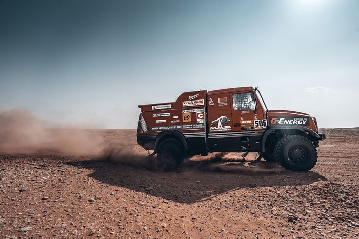 #505 Maz-Sportauto: Aliaksei Vishneuski, Maksim Novikau, Siarhei Sachuk