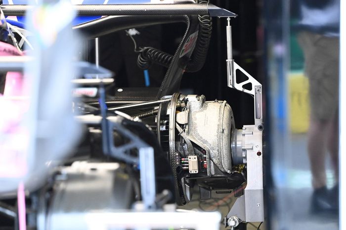 Detalle técnico del Alpine A523