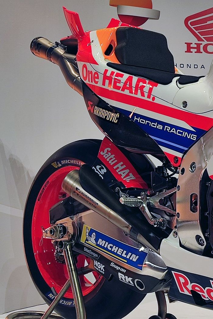 Detalle de la Respol Honda RC213V

