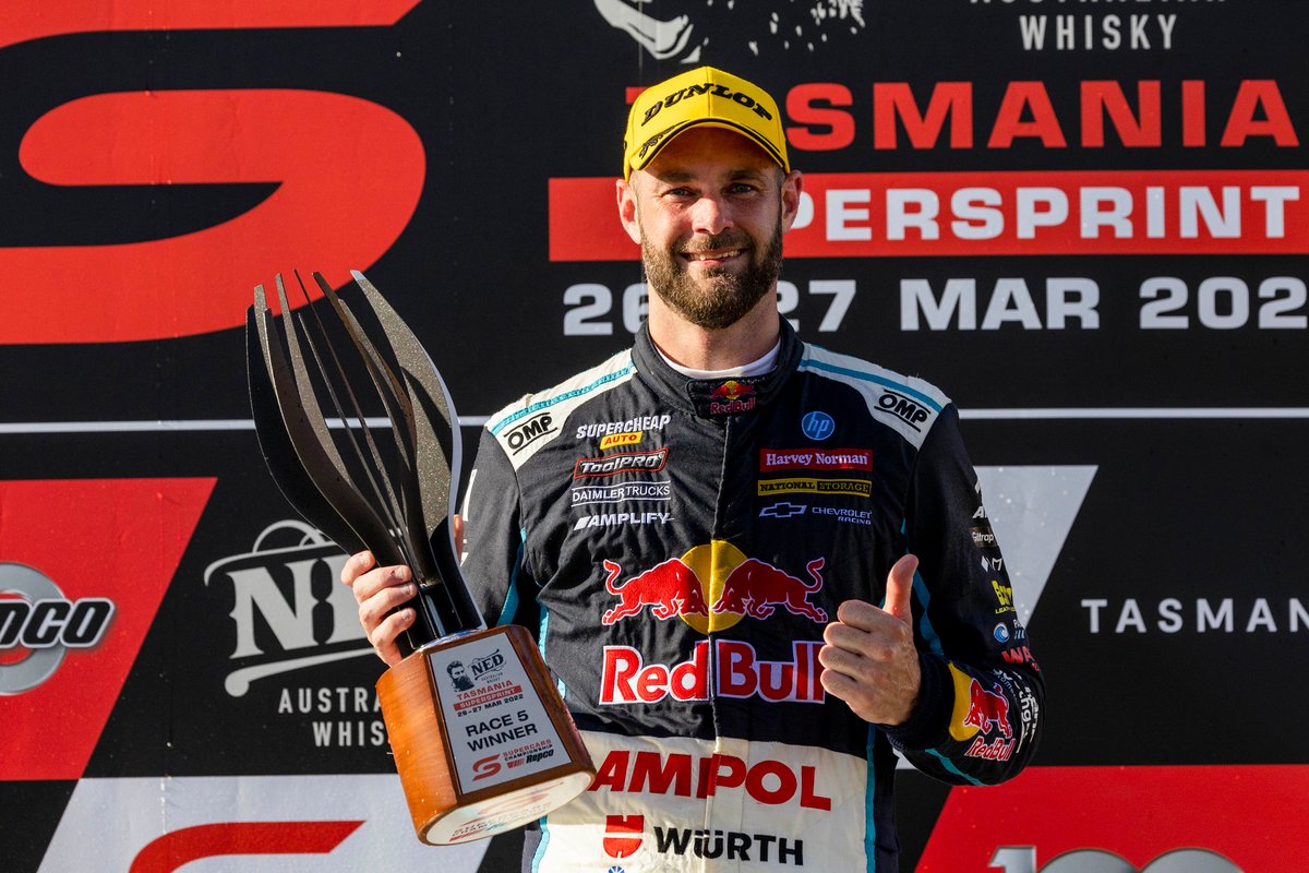 Race winner Shane van Gisbergen, Triple Eight Race Engineering