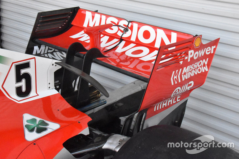 Ferrari SF71H rear wing detail