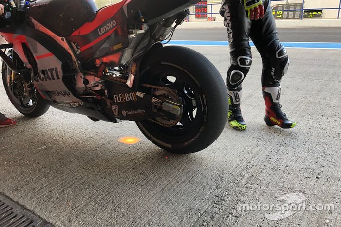 Nueva llanta trasera de Ducati