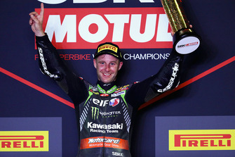 Le vainqueur Jonathan Rea, Kawasaki Racing