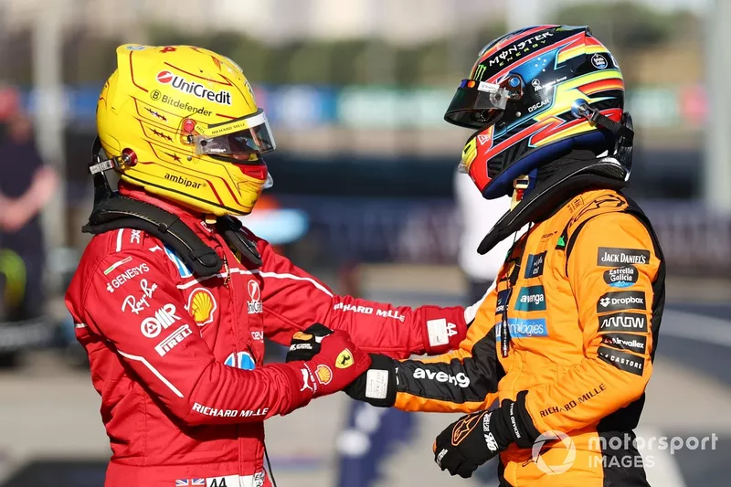 Lewis Hamilton, Ferrari, Oscar Piastri, McLaren