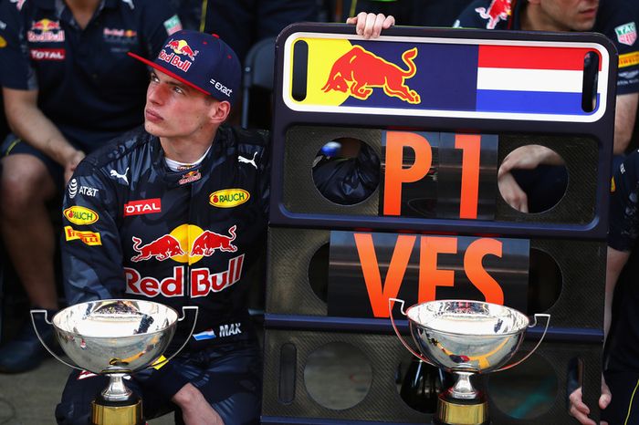 Max Verstappen, Red Bull Racing después de ganar el Gran Premio de España