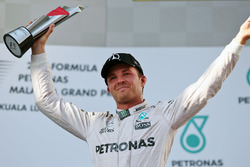 Nico Rosberg, Mercedes AMG F1 festeggia il suo terzo posto sul podio