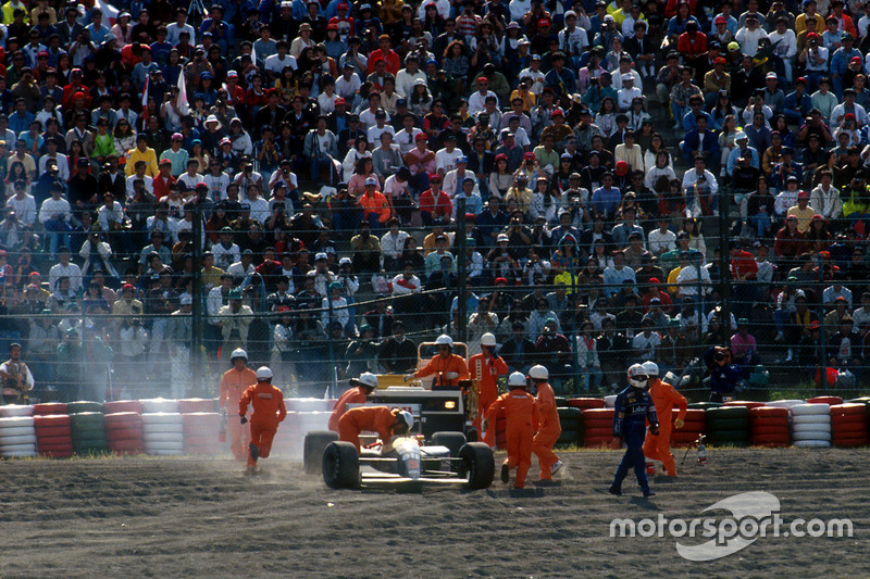 Mansell stapft davon - Traum vom WM-Titel 1991 ausgeträumt