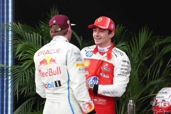 Charles Leclerc, Ferrari, Max Verstappen, Red Bull Racing