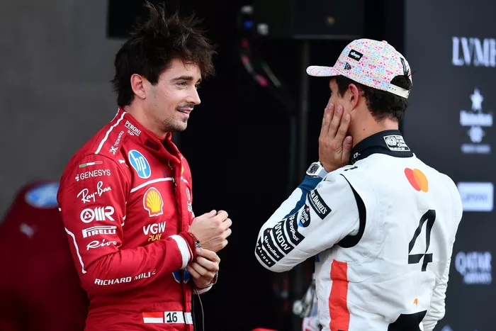 Charles Leclerc, Ferrari, Lando Norris, McLaren