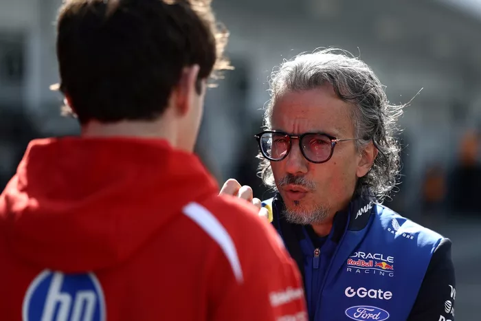 Charles Leclerc, Ferrari, Laurent Mekies, Red Bull Racing Takım Direktörü