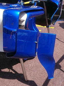 Sauber C36: Windabweiser