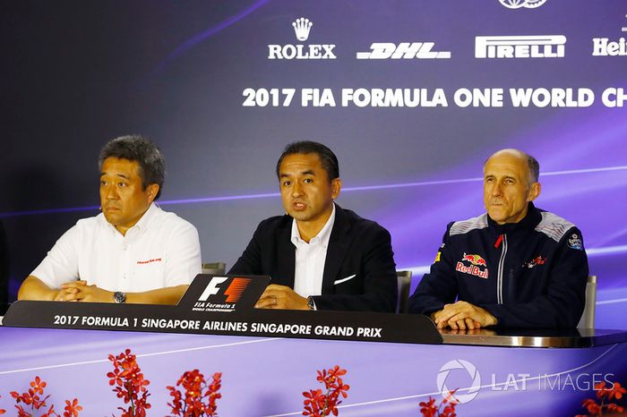 Katsuhide Moriyama Honda, Honda de Masashi Yamamoto, Franz Tost, director del equipo, Scuderia Toro Rosso