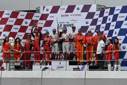 Podium GT winners: #31 Team Audi Korea Audi R8 LMS GT3: Kyong Ouk You, Marchy Lee, Alex Yoong, second place #3 DH Racing Ferrari 488 GT3: Rino Mastronardi, Alex Riberas, Olivier Beretta, third place #37 Team BBT Ferrari 488 GT3: Anthony Liu, Davide Rizzo, Alessandro Pier Guidi
