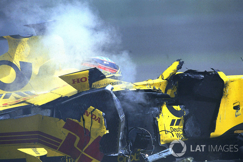 Le crash de Takuma Sato, Jordan Honda