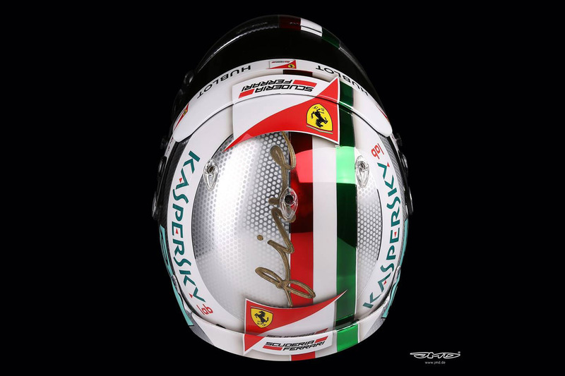 Helmet of Sebastian Vettel, Ferrari