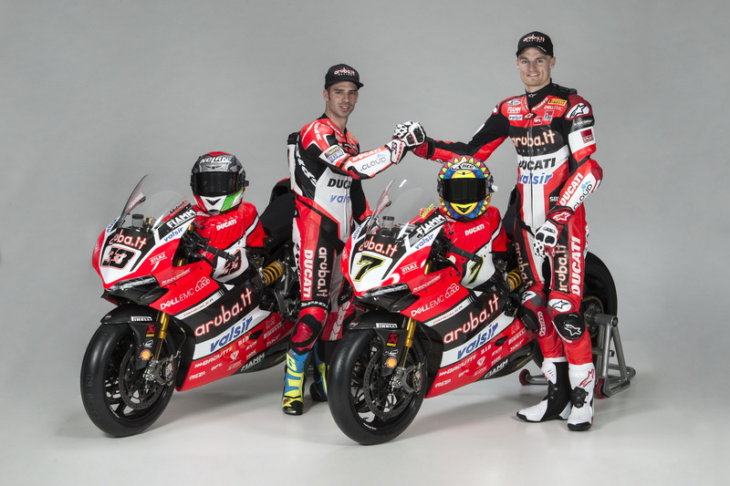 Marco Melandri und Chaz Davies, Ducati Team