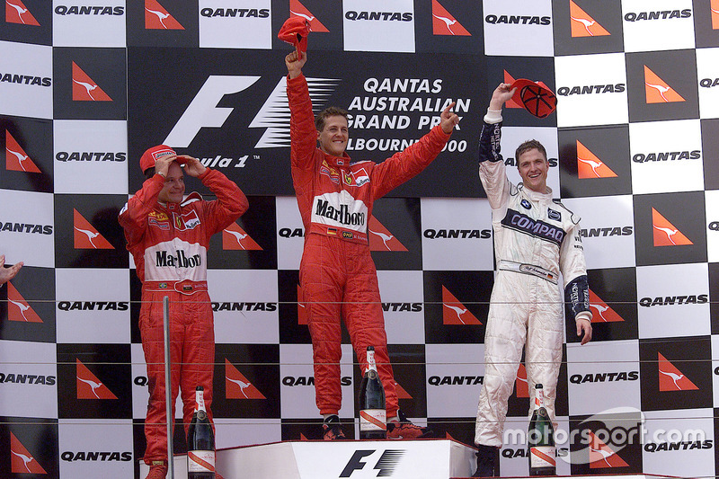 Podium: 1. Michael Schumacher, Ferrari; 2. Rubens Barrichello, Ferrari; 3. Ralf Schumacher, Williams