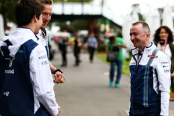 Lance Stroll, Williams left and Paddy Lowe, Williams Chief Technical Officer (Right)