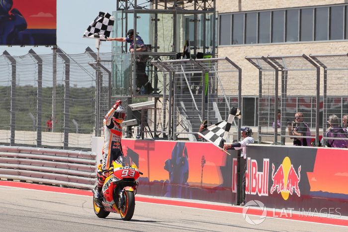 El ganador de la carrera Marc Marquez, Repsol Honda Team