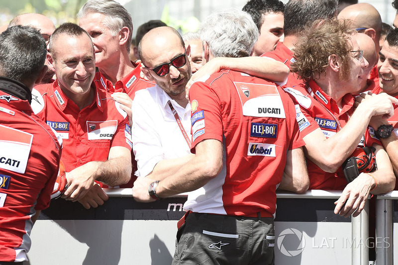 Domenicali, Gigi Dall'Igna, Ducati Team General Manager Italian MotoGP race 2018