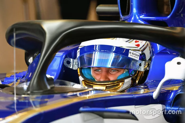 Marcus Ericsson, Sauber C36 con el halo