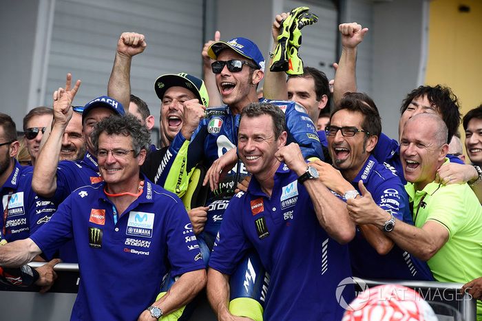 Segundo clasificado Valentino Rossi, Yamaha Factory Racing