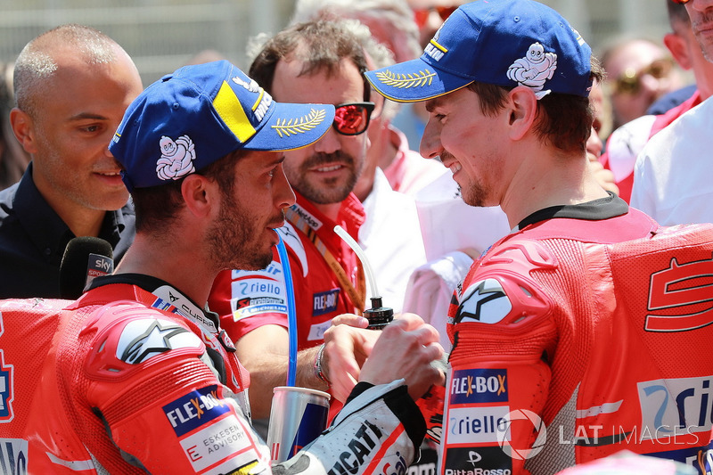 Андреа Довіціозо, Ducati Team, Хорхе Лоренсо, Ducati Team