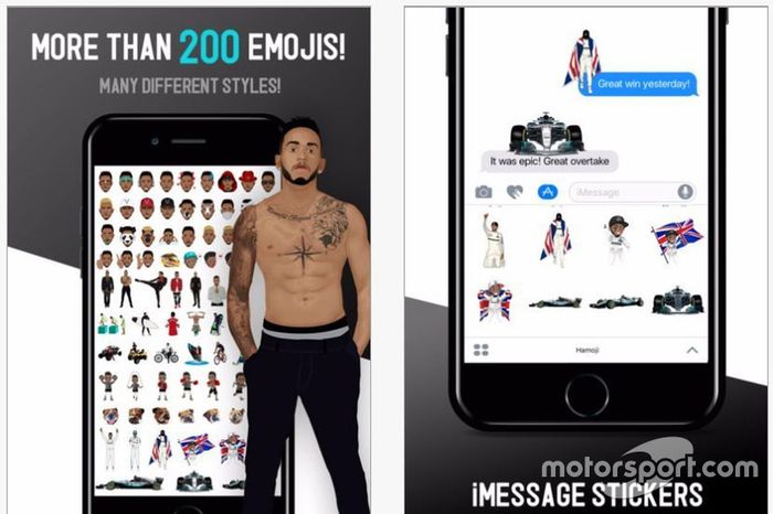 Emojis de Lewis Hamilton