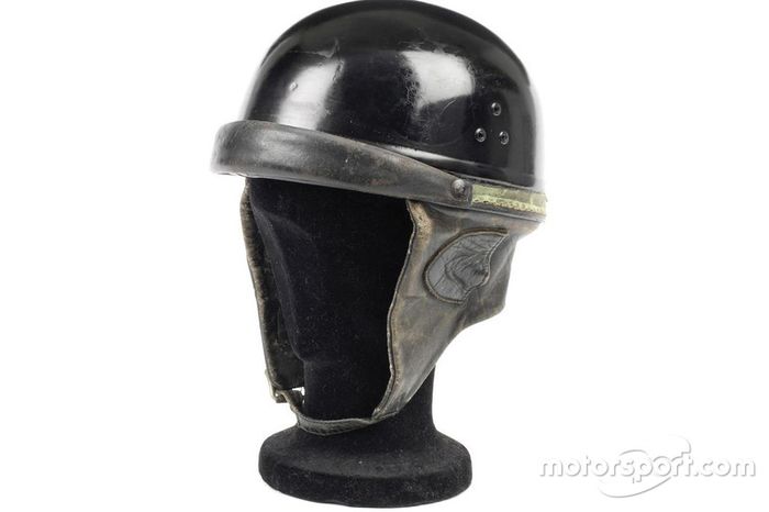 1952 casco que perteneció a Juan Manuel Fangio