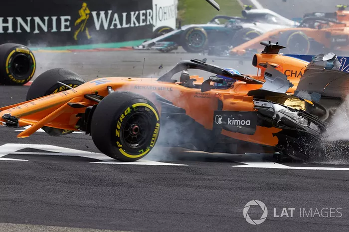 Accidente de Fernando Alonso, McLaren MCL33