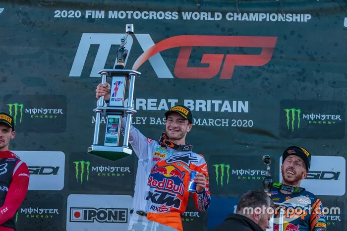 Jeffrey Herlings, Red Bull KTM Factory Racing, op het podium