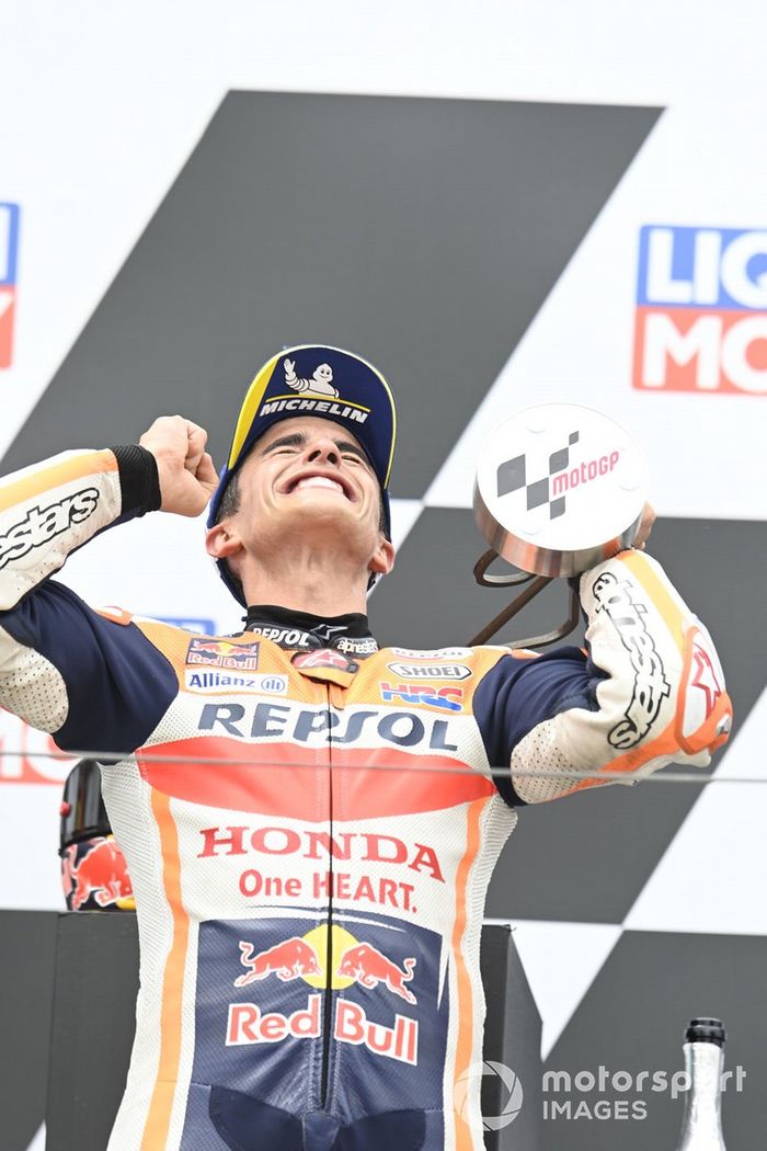 Podio: Ganador Marc Márquez, Repsol Honda Team