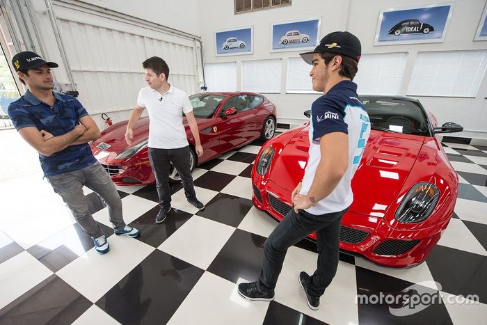 Nelsinho, Felipe Motta e Pedro Piquet