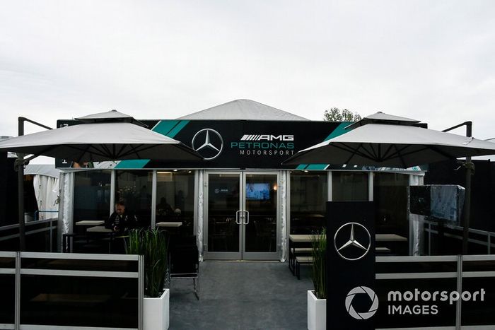 El hospitality de Mercedes F1