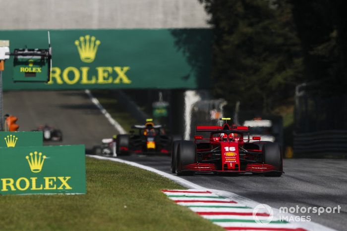 Charles Leclerc, Ferrari SF1000, Alex Albon, Red Bull Racing RB16