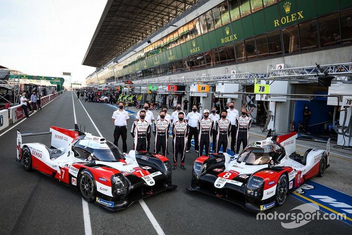 #7 Toyota Gazoo Racing: Mike Conway, Kamui Kobayashi, Jose Maria Lopez / #8 Toyota Gazoo Racing: Sebastien Buemi, Kazuki Nakajima, Brendon Hartley