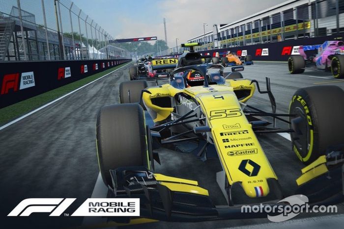 Captura del F1 Mobile Racing